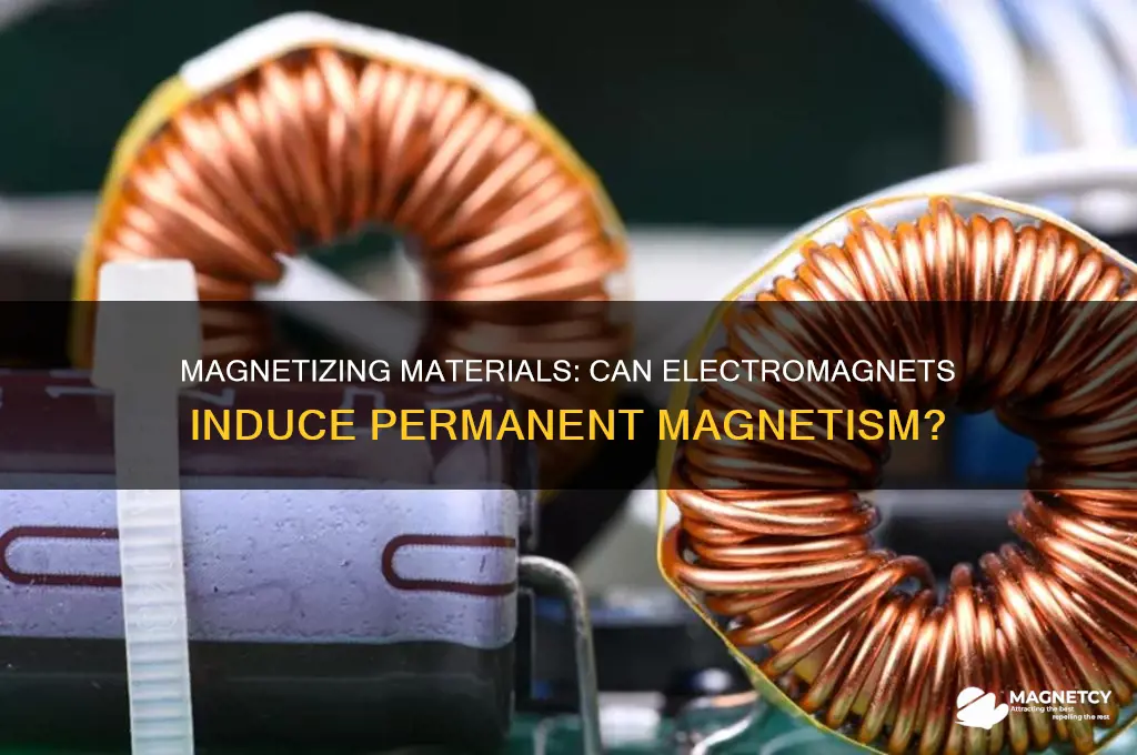 can something be magnetized with an electromagnet