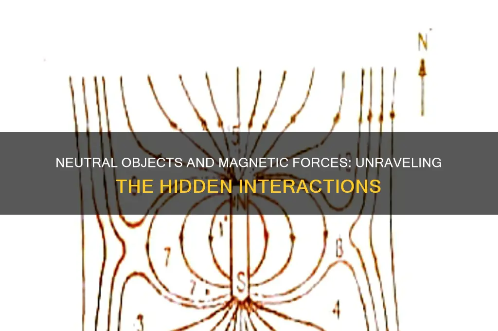 can something neutral exert a magnetic force