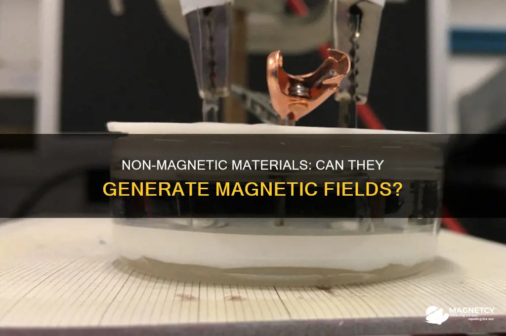 can something non magnetic create a magnetic field