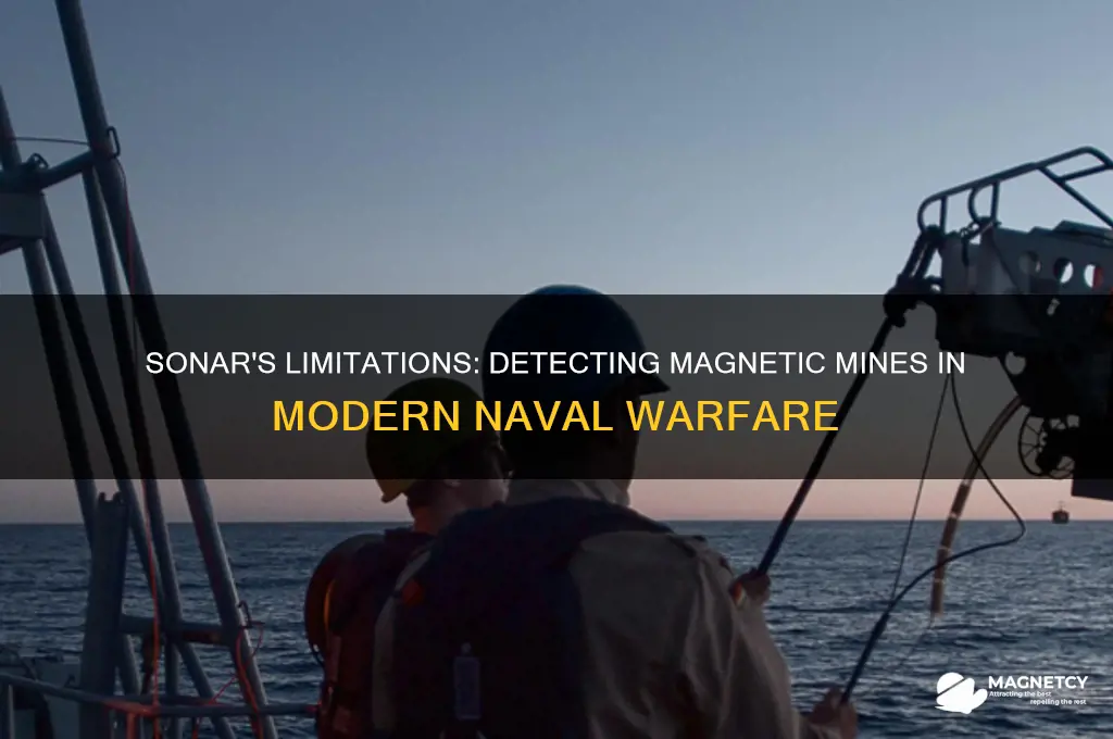 can sonar detect magnetic mines