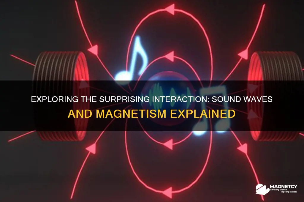 can sound waves affect magnets