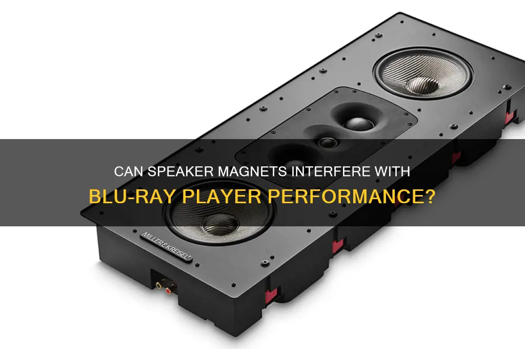 can speaker magnets effect a blu ray player