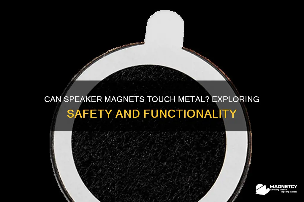can speaker magnets touch metal