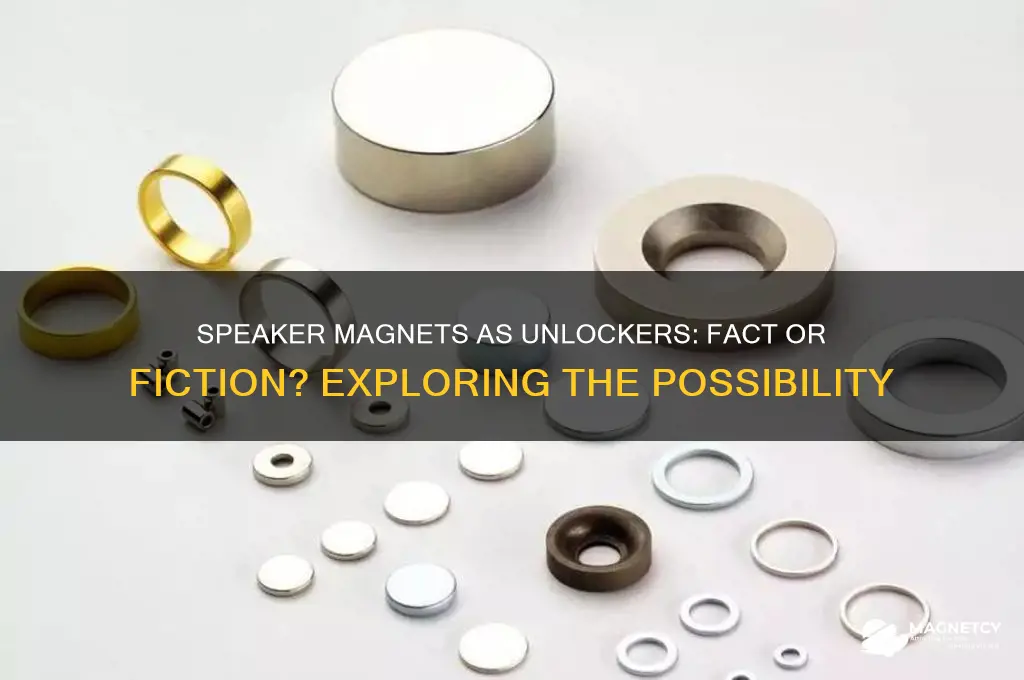 can speaker magnets work as unlocker