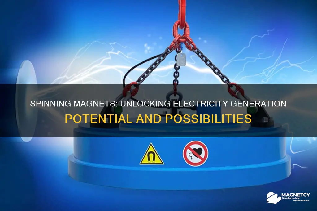 can spinning magnets generate electricity
