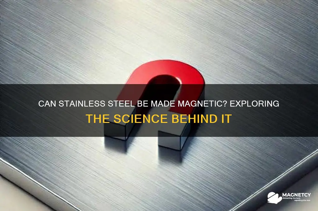 can stainless steel be made magnetic