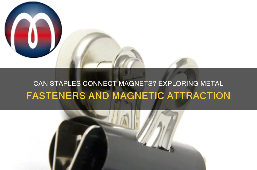 can staples connect magnets