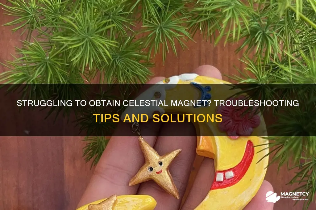 can t get celestial magnet