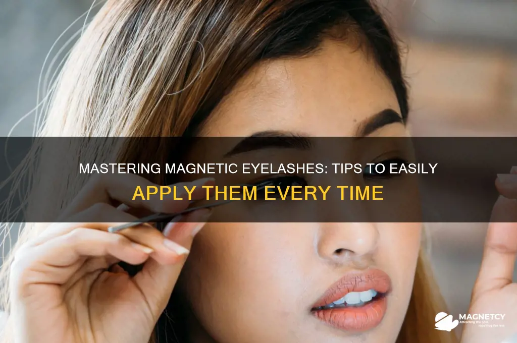 can t get magnetic eyelashes on