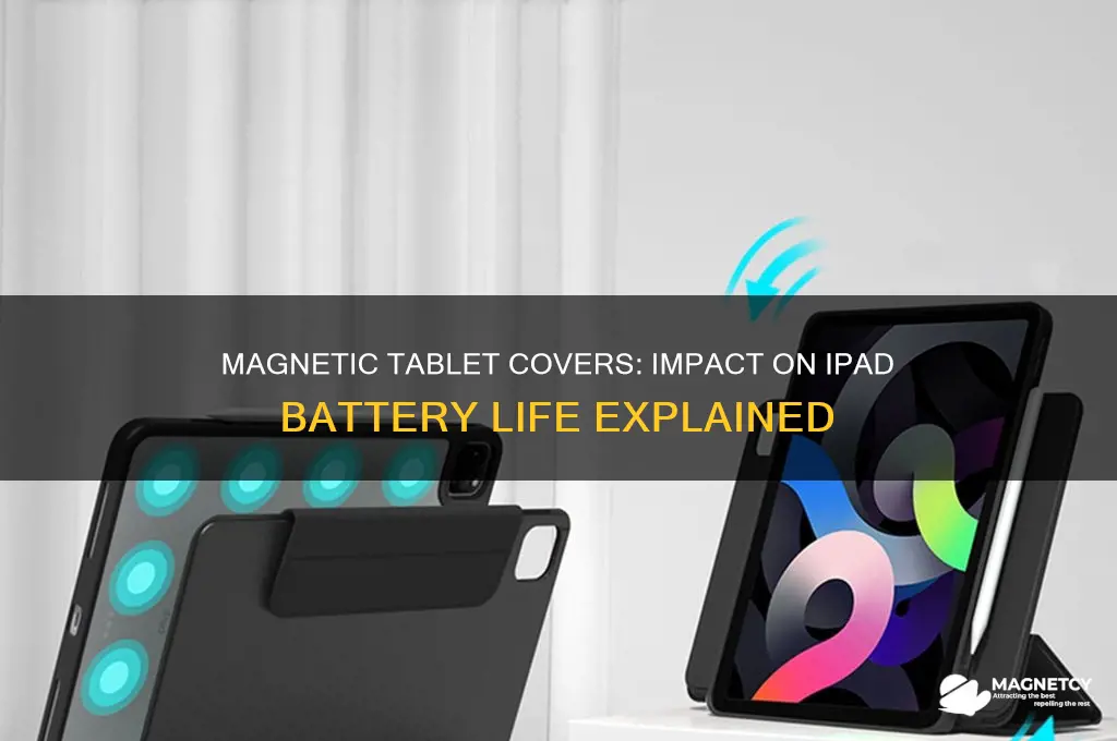 can tablet cover with magnet affect ipad battery