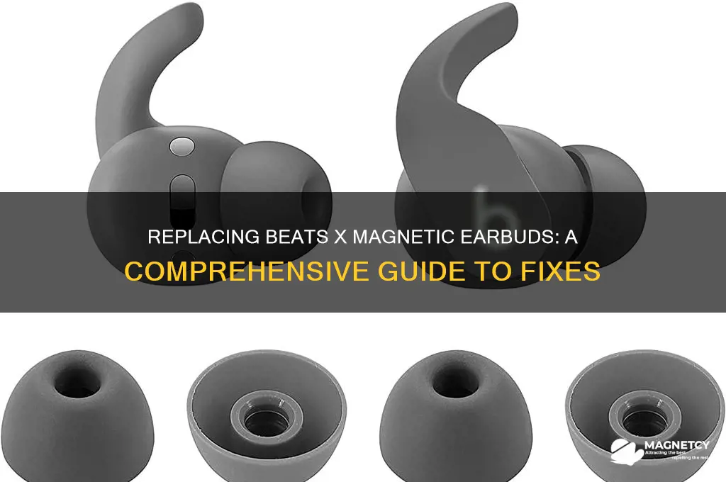 can the beats x magnetic earbud be replaced