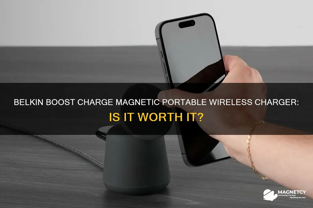 can the belkin boost charge magnetic portabel wireless charger