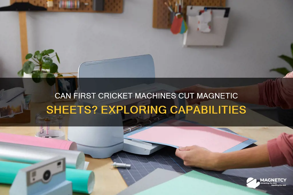 can the first cricket machine cut magnetic sheets