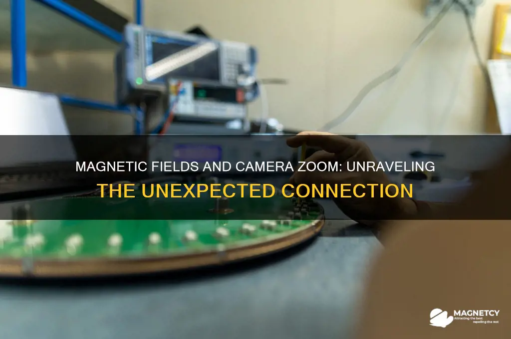 can the magnetic field affect camera zoom