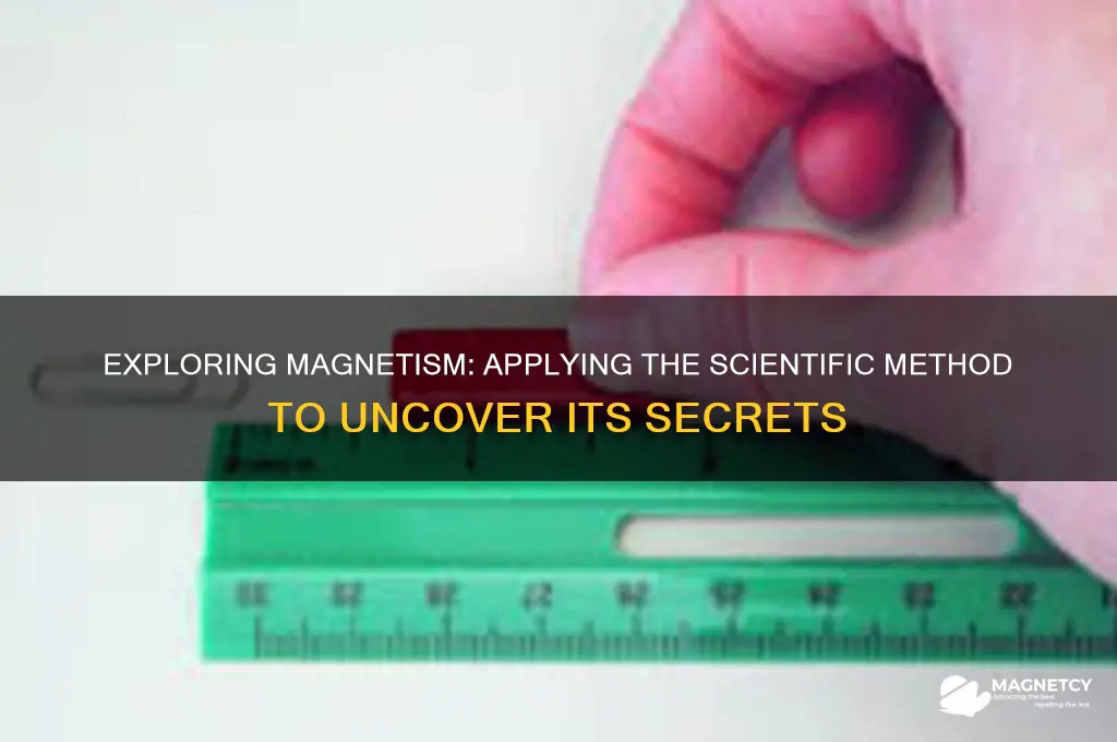 can the scientific method be used on magnetism