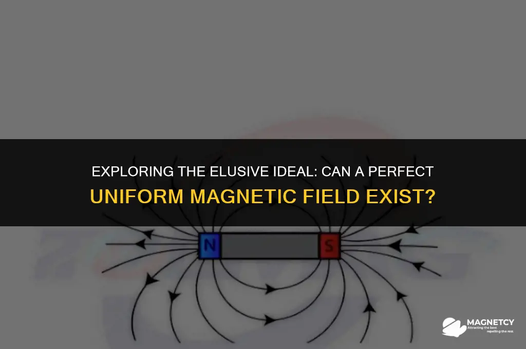 can there be a perfect unform magnetic field