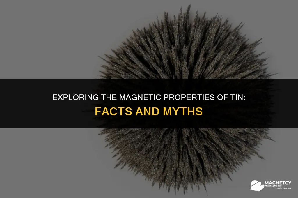 can tin be affected by magnets