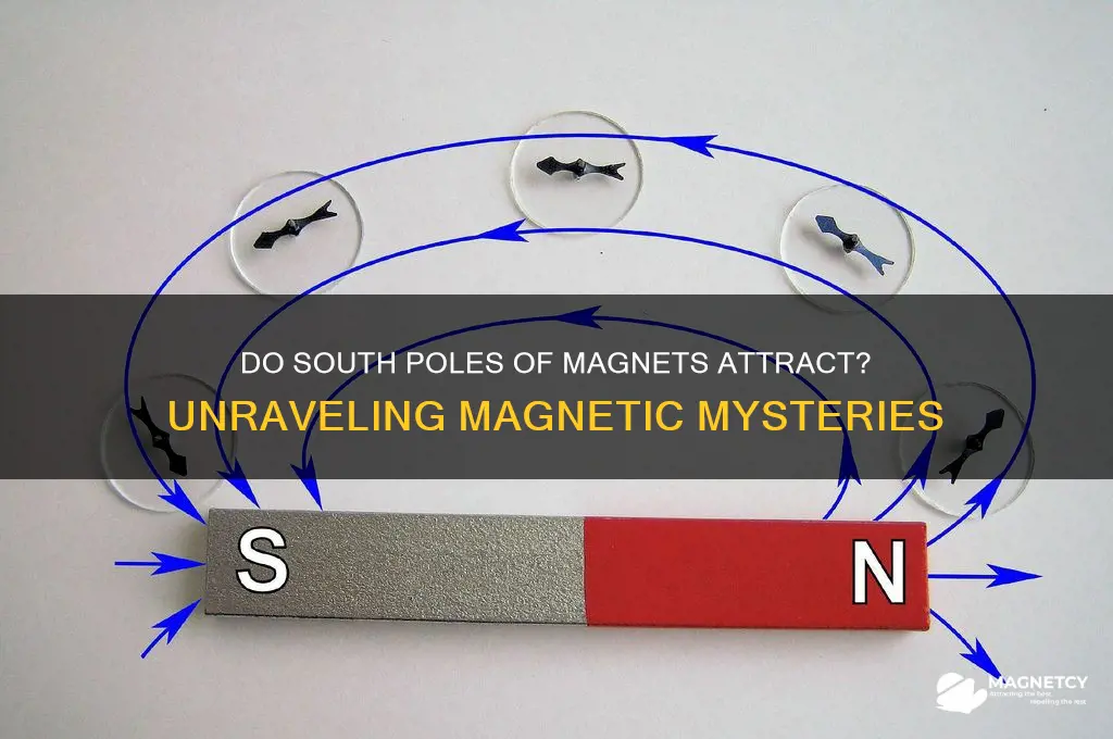 can to south poles on a magnet attract eachother
