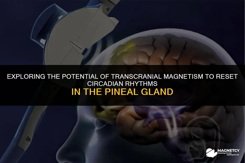 can transcranial magnetism reset circadian in pineal