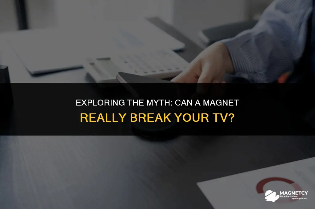 can tv break from magnet