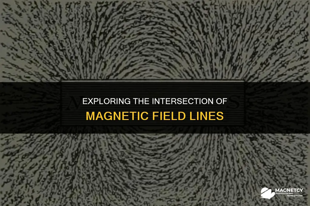 can two magnetic lines of force intersect