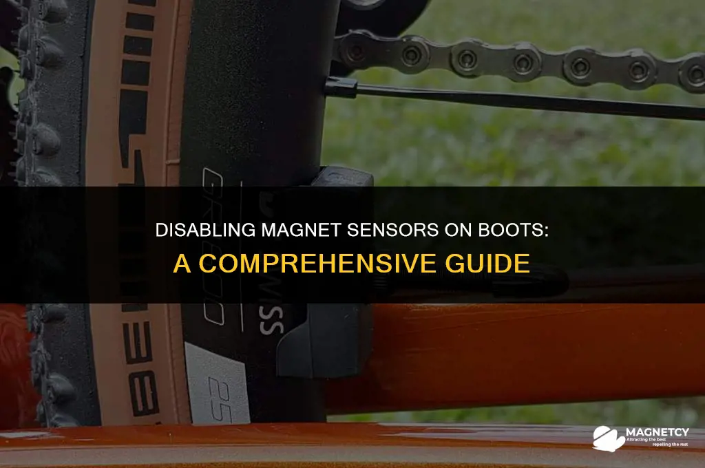 can u cut magnet sensor off boot