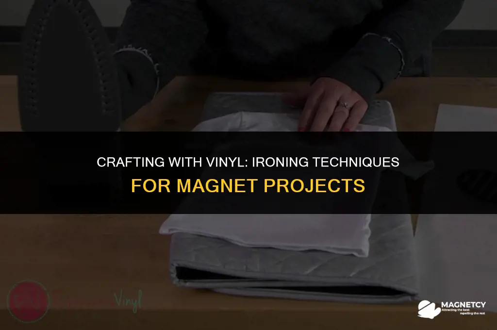 can u iron on vinyl to a magnet