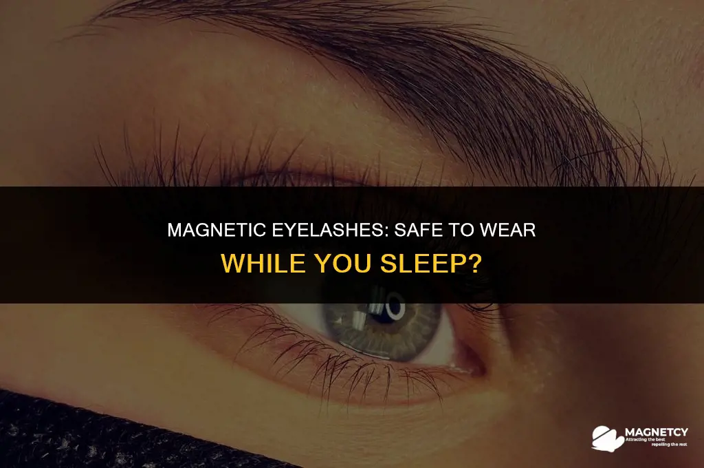 can u leae magnetic eyelashes on while u sleep
