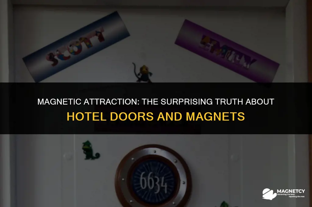 can u put a magnet on hotel door