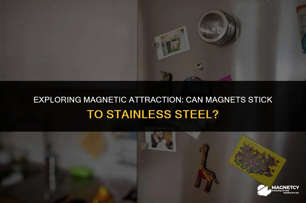 can u put magnets on stainless steel
