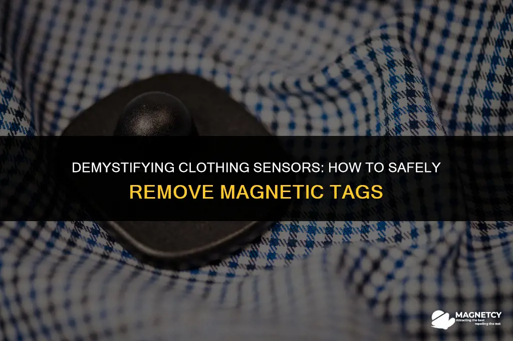 can u remove clothes sensor magnet