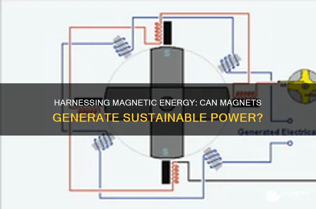 can use ise magnets to make power