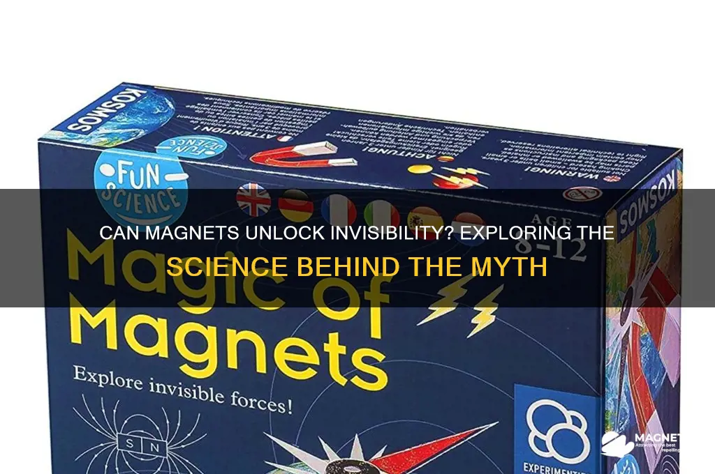 can use use magnets to turn invisible
