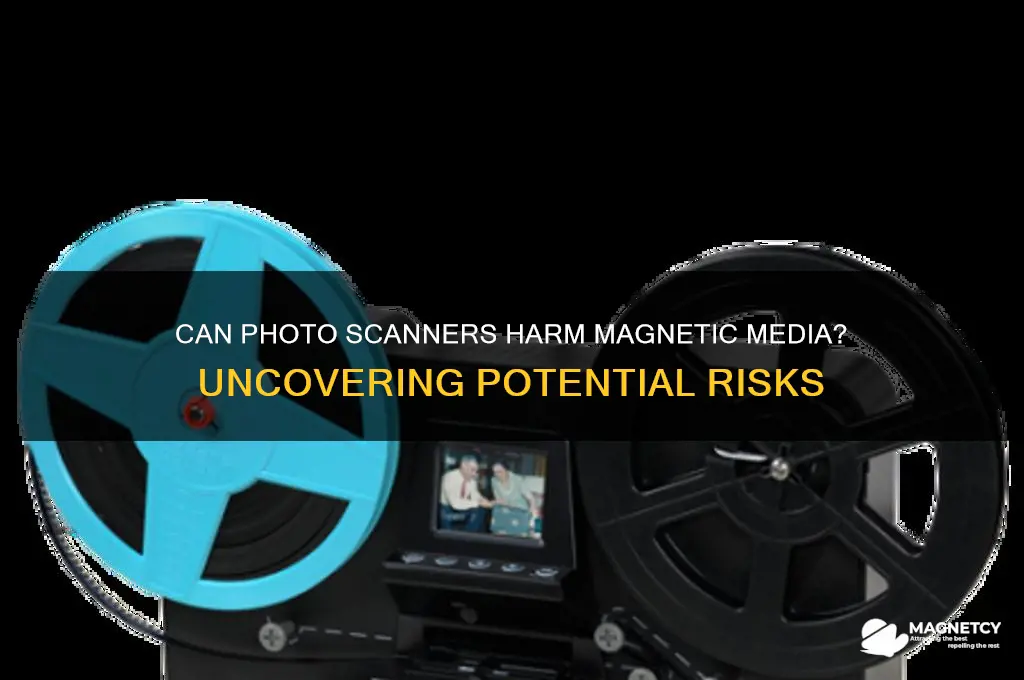 can using a photo scanner damage magnetic media