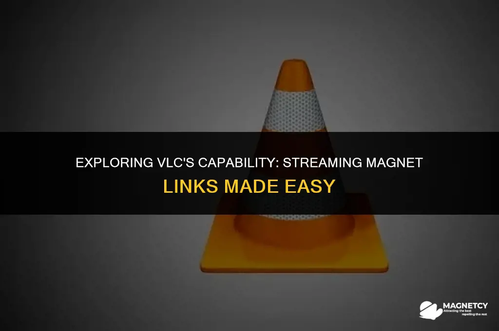 can vlc stream magnet links