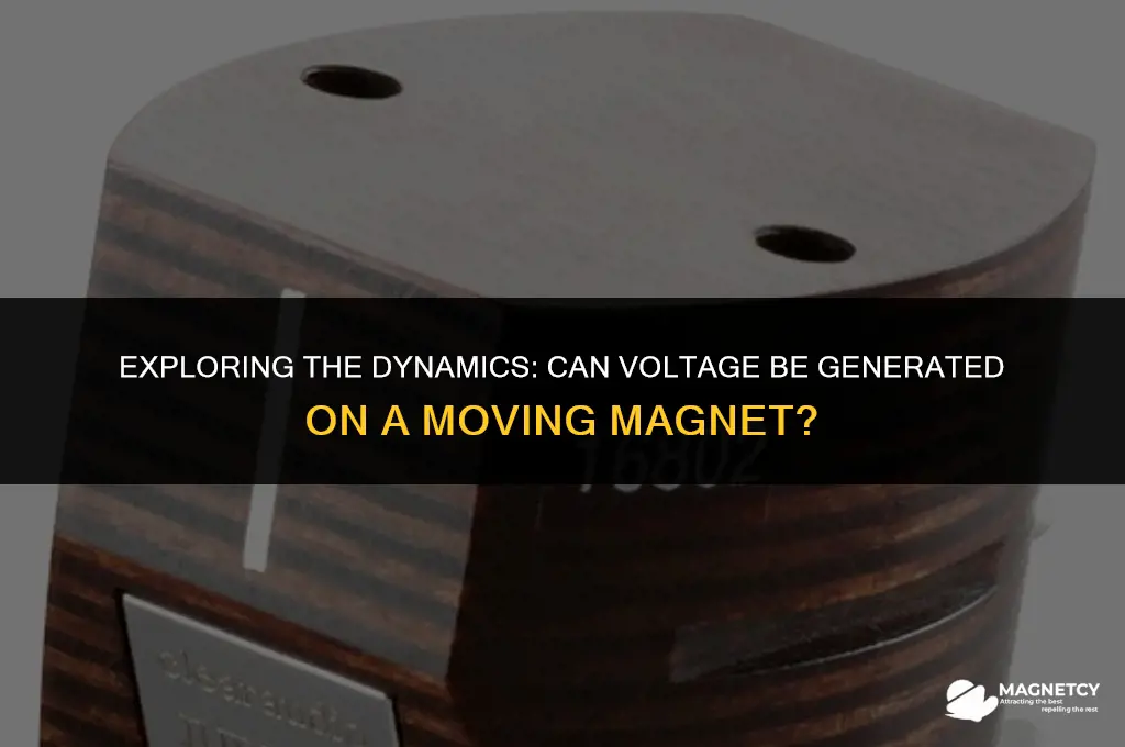 can voltage only be generated on a moving magnet
