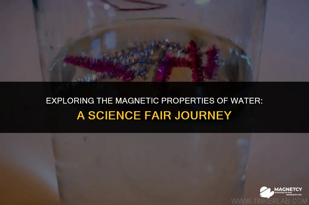 can water be magnetic science fair project