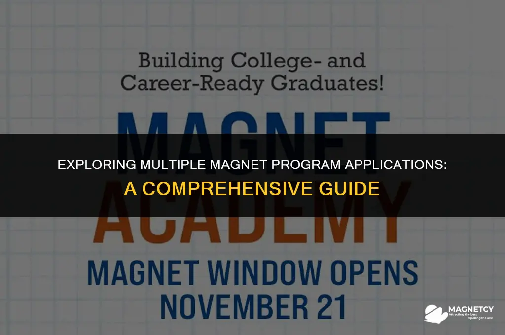 can we apply to more then 1 magnet program