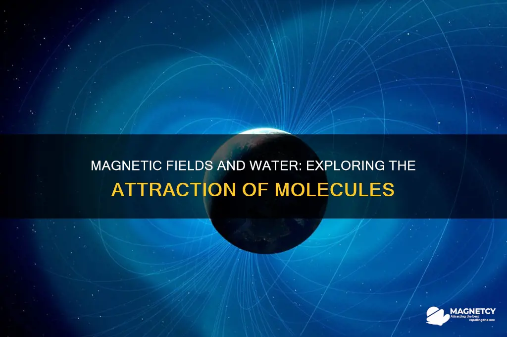 can we attract water molecules with magnetic field