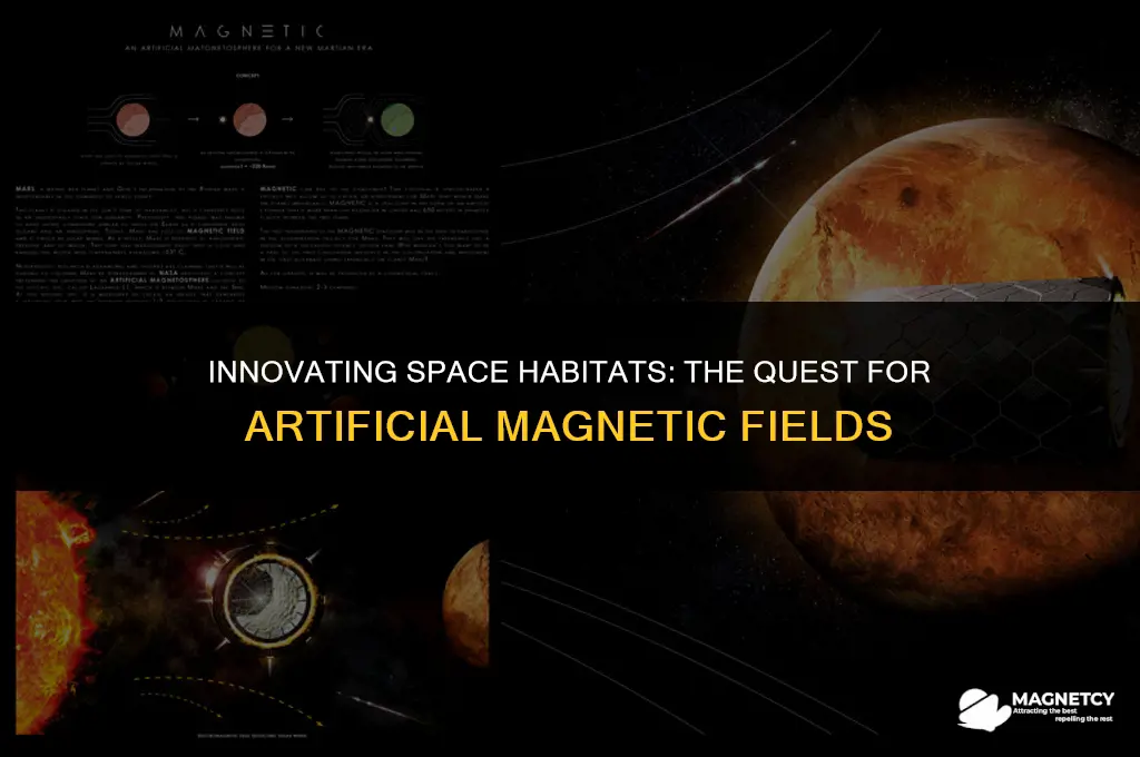 can we create an artificial magnetic field for space stations