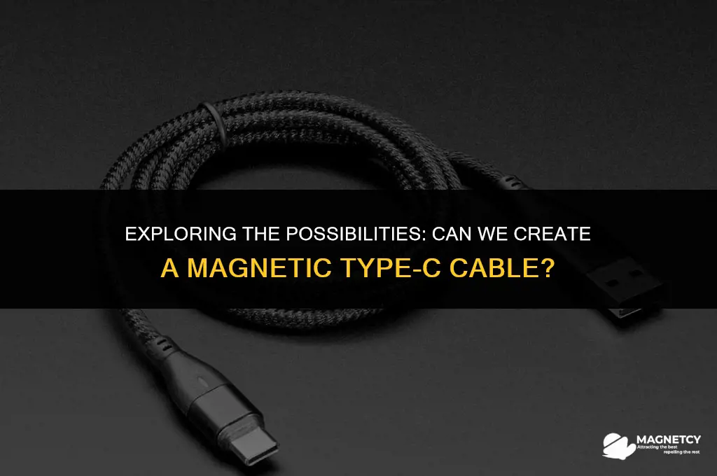 can we make a magnetic type c cable