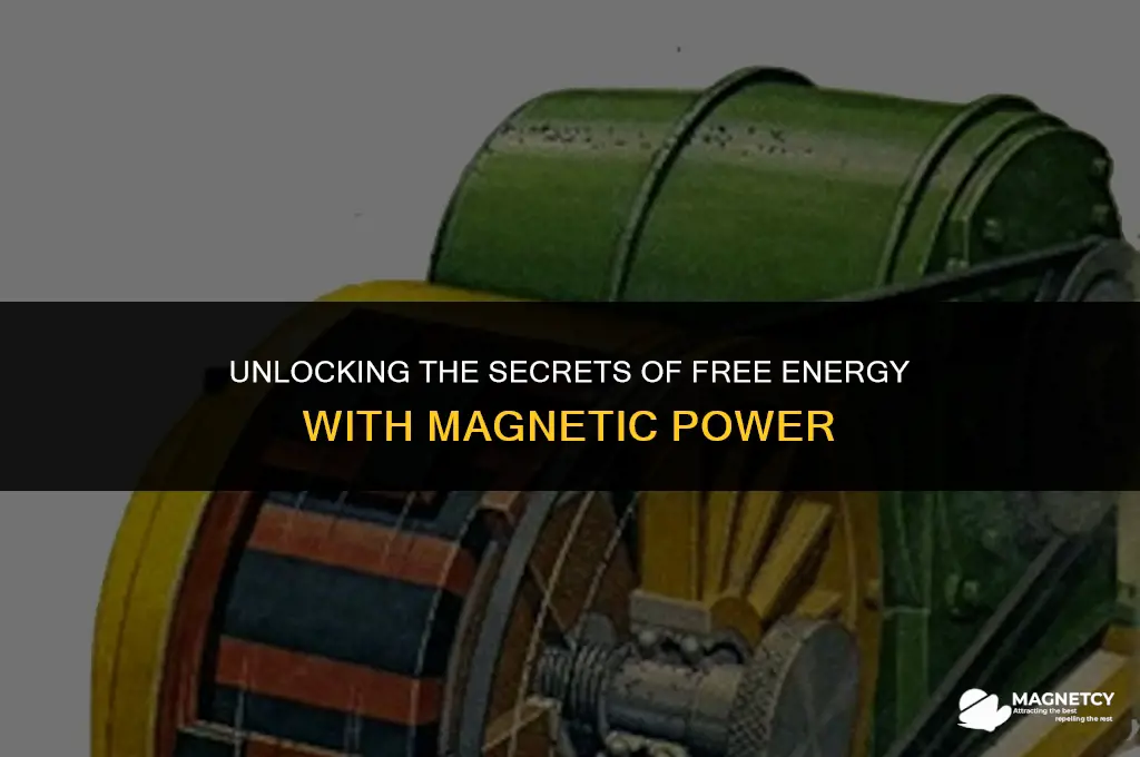 can we make free energy with magnets