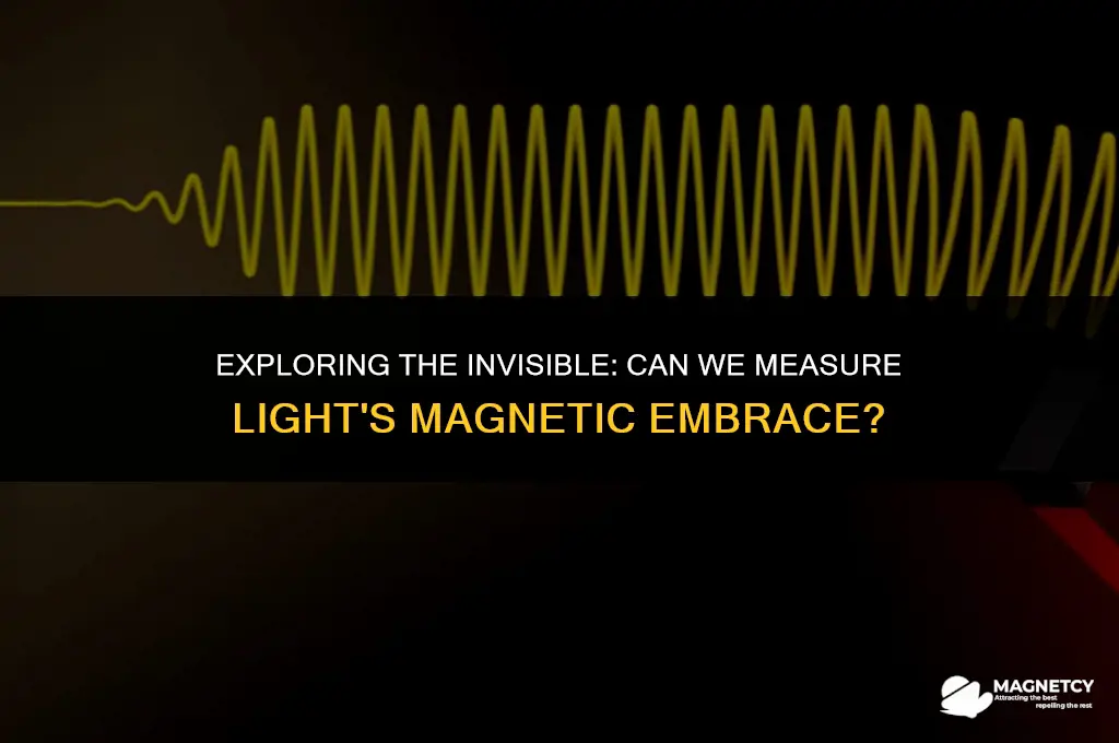 can we measure the magnetic field if light