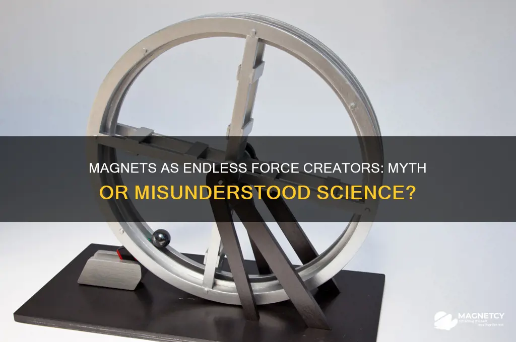 can we not use magnets as endless force creators