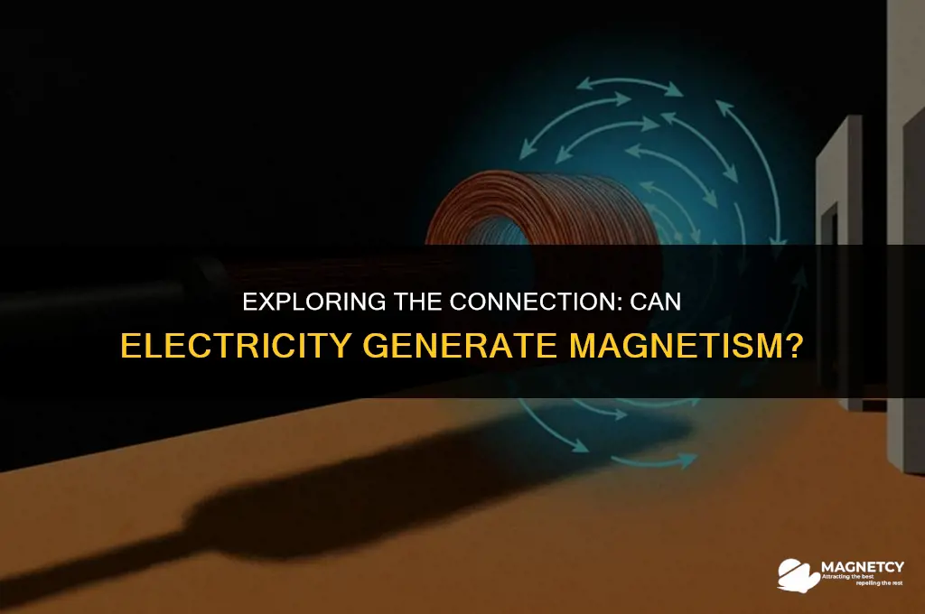 can we produce magnetism from electricity