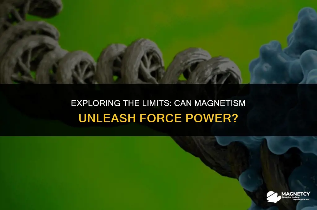 can we replicate force power with magnetes