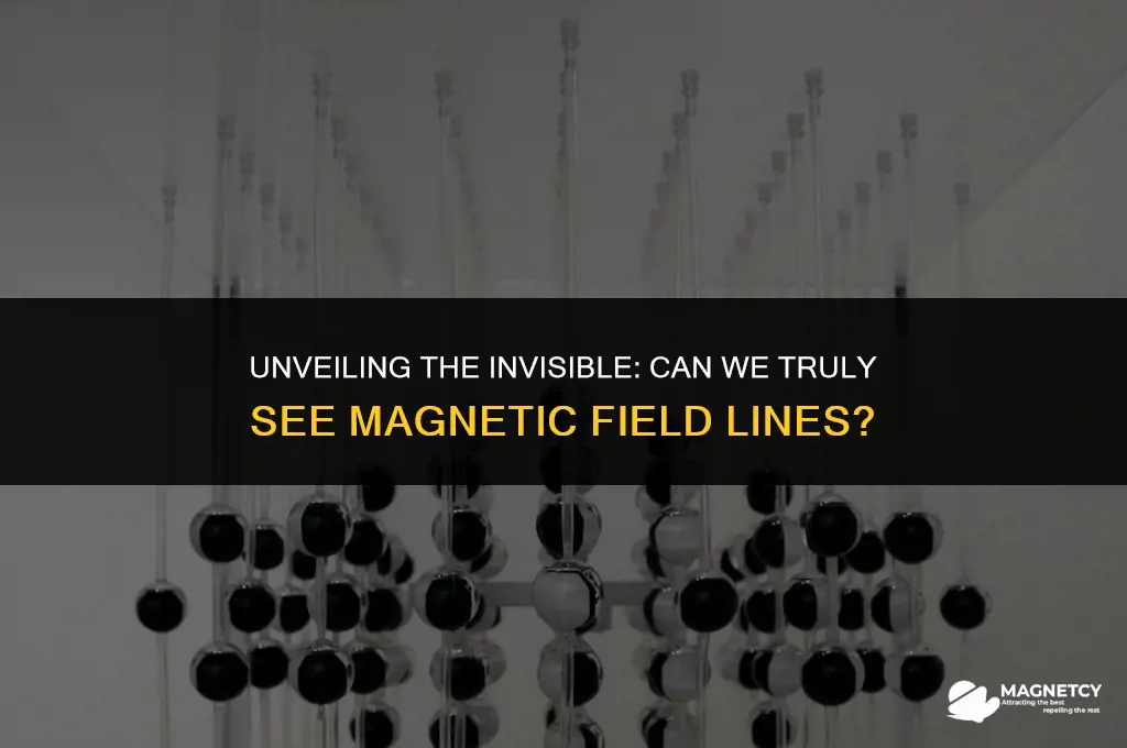 can we see magnetic field lines