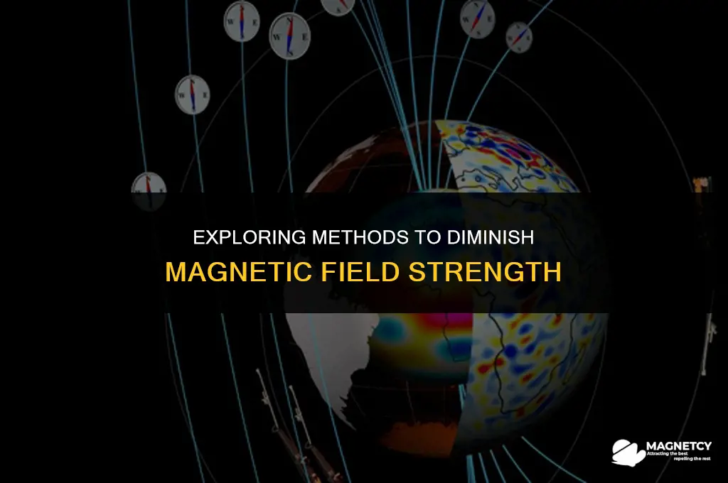 can we weaken a magnetic field