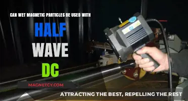 Wet Magnetic Particles and Half-Wave DC: Compatibility Explored