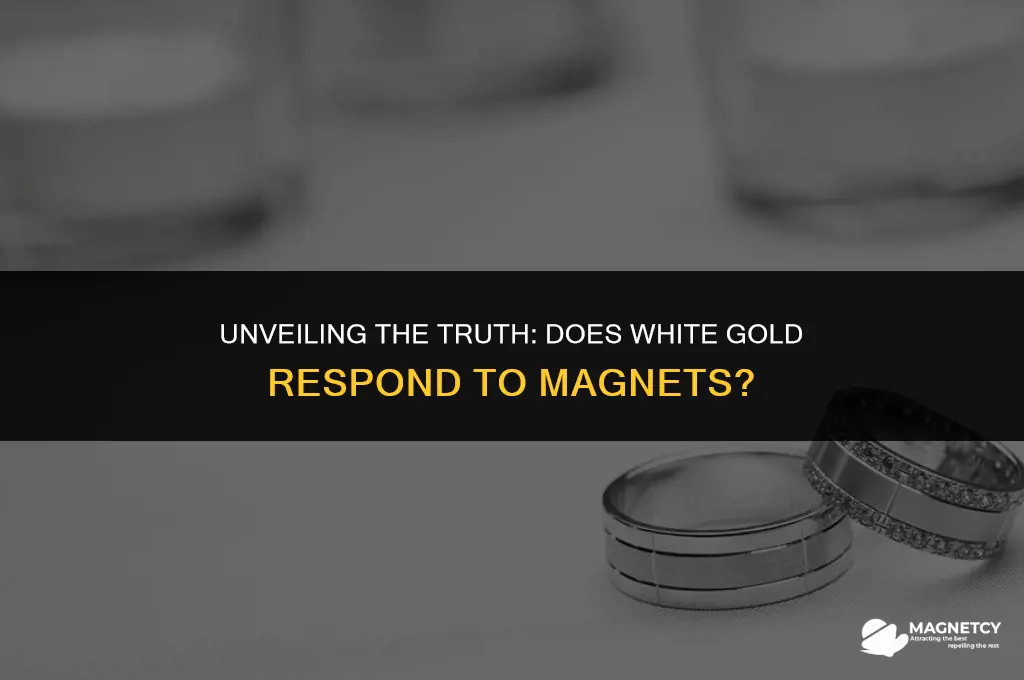 can white gold be picked up with a magnet
